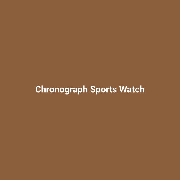 Chronograph Sports Watch
