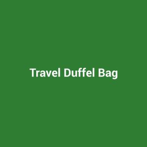 Travel Duffel Bag