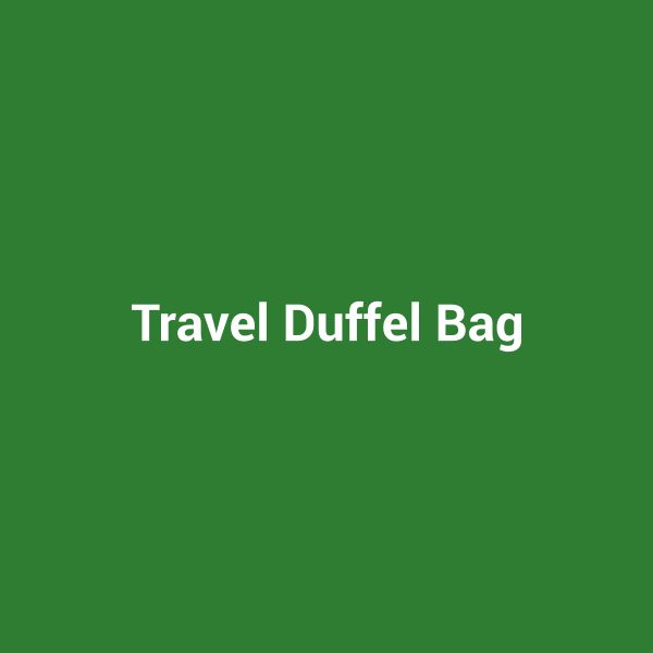 Travel Duffel Bag